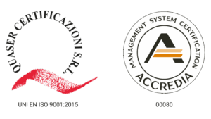 Logo Quaser Accredia ISO 9001:2015