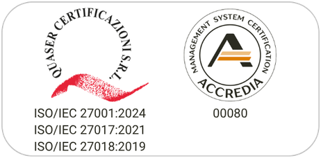 Quaser e Accredia certificazioni iPkom 27001, 27017, 27018